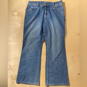 Duck Head Women's Blue Flare Jeans 12P (PY)